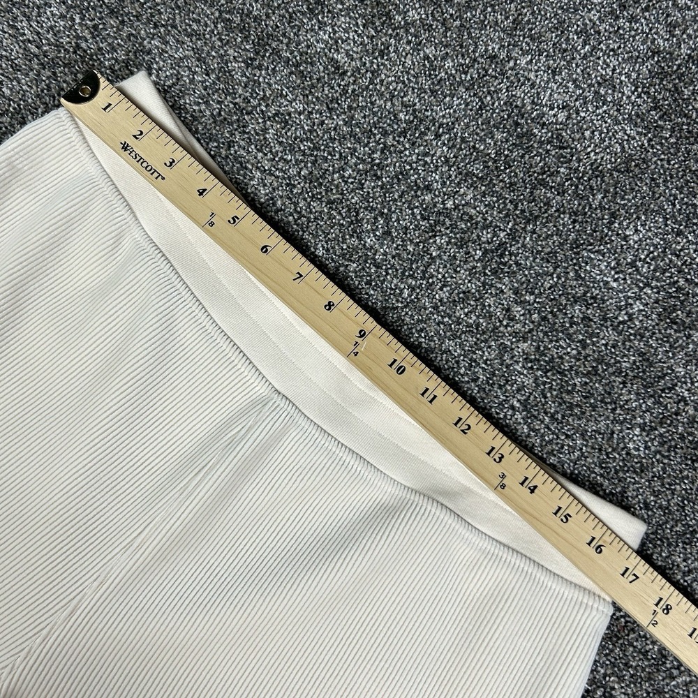 NEW Marine Layer Velour Corduroy Wide‎ leg Pants Womens Large Cream Comfort - Picture 8 of 12